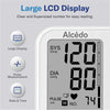 Alcedo Blood Pressure Monitor for Home Use, Automatic Digital BP Machine with Large Cuff for Upper Arm, LCD Screen, 2x120 Memory, Talking Function