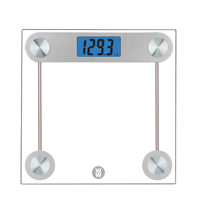 Weight Watchers Scales by Conair Scale for Body Weight, Digital Bathroom Scale in Clear