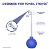 Oravix Tonsil Stone Vacuum, Tonsil Stone Remover Vacuum Suction, Tonsil Stone Cupping Tool, Tonsil Stone Removal Tool with Suction, Tonsil Stones Removal Vacuum, Tonsil Stone Extractor