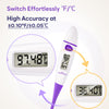 Easy@Home Basal Body Thermometer: BBT for Fertility Prediction with Memory Recall- Accurate Digital Basal Thermometer for Temperature Monitoring with Premom App - EBT-018