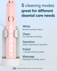 Rtauys M5 Sonic Electric Toothbrush for Adults - Rechargeable Electric Toothbrush with 8 Brush Heads & Travel Case, Power Electric Toothbrush with Holder, 3 Hours Charge for 120 Days - Pink