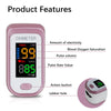 Pulse Oximeter Fingertip, Heart Rate Monitor with Large LED Screen, Blood Oxygen Saturation Meter for Adults with Carrying Lanyard, Accurate Fast Reading?Rose gold?