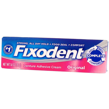 Fixodent Denture Adhesive Cream Original 1.40 oz (Pack of 2)