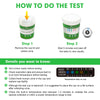 Easy@Home 12 Panel Drug Test Cup Kit with Temperature Strip-Testing OPI2000, THC, COC, MET/mAMP, OXY, AMP, BAR, BZO, MTD, MDMA, PCP, TCA- Instant Urine Test- ECDOA-7124-5 Pack