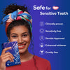 MySmile Advanced Teeth Whitening Strips - Non-Sensitive Formulated 5X Plus Whitening Results, Safe for Enamel - 10 Whitening Strips Dental Stain Remover for Whiter Smile - Removes Years of Stains