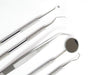 Dental Hygiene set of 5-Stainless Steel Tarter Scraper/Scaling Remover, Dental Toothpick, Mouth Mirror Scaler Tweezer For Calculus &Tartar Removal-Dentists Set is Ideal for Personal Use & Pet Friendly