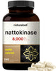 NatureBell Nattokinase Supplement 8,000 FU Per Serving, 240 Veggie Capsules | Traditional Natto Extract Source - Max Strength Enzyme & Heart Health Support - Non-GMO