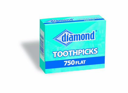 Diamond Flat Toothpicks 750ct