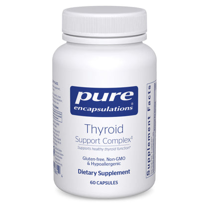 Pure Encapsulations Thyroid Support Complex - Supports Thyroid Health* - Antioxidant Infusion - with Ashwagandha & Iodine - Non-GMO & Vegetarian - 60 Capsules