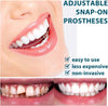 Fake Teeth, 2 PCS Veneers Dentures Socket for Women and Men,Covering Imperfect Teeth,Nature and Comfortable Veneers to Regain Confident Smile.