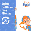 Brush Buddies Blippi Kids Toothbrushes, Manual Toothbrushes for Kids, Toothbrush for Toddlers 2-4 Years, Blippi Childrens Toothbrush, Soft Toothbrushes, 6PK