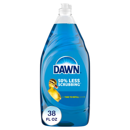 Dawn Dishwashing Liquid Dish Soap, Original Scent, 38 fl oz