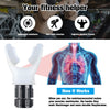 YAGHVEO Breathe Trainer,Muscle Trainer,Portable Adjustable Trainer for and Muscular Exercise - Suitability Running Daily Fitness Training, Easy to Clean,Clean for All Adults?White?