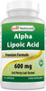 Best Naturals Alpha Liopic Acid 600 mg 120 Count - ALA Alpha Lipoic Acid Powerful Antioxidant