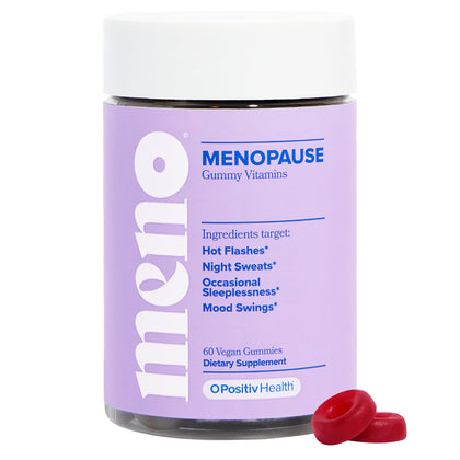 MENO Gummies for Menopause, 30 Servings (Pack of 1) - Hormone-Free Menopause Supplements for Women with Black Cohosh & Ashwagandha KSM-66 - Helps Alleviate Hot Flashes, Night Sweats, & Mood Swings