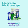 Nicorette 2 mg Mini Nicotine Lozenges to Help Quit Smoking - Mint Flavor Stop Smoking Aid, 81 Count Lozenge