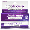 Cicatricure Face & Body Advanced Scar Gel, Scar Treatment for Old & New Scars, Fades Stretch Marks Away, Surgical Scars, Injuries, Burns and Acne Scar Treatment, For Adults & Kids, 1 oz (28g), 1-Pack