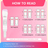 PregSeen Pregnancy Tests with Weeks Indicator (2 Count) - Tell You How Many Weeks Pregnant - 25 MIU/ml Early Detection Pregnancy Test with 99.99% Accurate | T1 T2 Pink, T3 T4 Light Pink