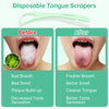 72 Counts Tongue Scrapers, BPA Free Tongue Cleaner Scrapers for Adults & Kids, Plastic Tongue Scrubber with Zipper Bag Great for Oral Hygiene,Easily Fresh Breath On The Go