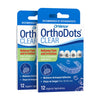 OrthoDots CLEAR - Moisture Activated Braces Wax Alternative for Pain Caused by Braces, Clear Aligner Trays, and Other Orthodontic Appliances. OrthoDots Stick Better and Stay on Longer than Dental Wax.