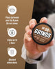 Grinds Coffee Pouches | Tobacco Free, Nicotine Free Healthy Alternative | 3 Cans of Double Mocha | 18 Pouches Per Can | 1 Pouch eq. 1/4 Cup of Coffee (Double Mocha)