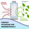 Purepap Replacement Compatible with Philips DreamStation 2 Filter Replacement Filters, 2 Reusable Pollen Filters 6 Disposable Ultra-Fine Filters Kit Compatible with Dream Station 2 Machine USA Made