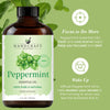 Handcraft Blends Peppermint Essential Oil - Huge 4 Fl Oz - 100% Pure and Natural - Premium Grade with Glass Dropper