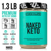 Naked Chocolate Keto - Premium Chocolate Keto Fat Bomb Powder - Nothing Artificial - Gluten-Free Keto Bomb Chocolate Mct Oil Powder with No Gmos - 1.3 Lb