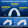 Mouth Guard for Grinding Teeth at Night: Dental Guard for Sleeping at Night - Nighttime Protection for Teeth 2 Sizes