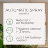 Air Wick Automatic Air Freshener Spray Refill, 2ct, Apple Cinnamon, Odor Neutralization, Essential Oils