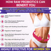 Dr. Formulated Raw Probiotics for Women 100 Billion CFUs with Prebiotics, Digestive Enzymes, Approved Women's Probiotic for Adults, Shelf Stable Probiotic Supplement Capsules