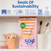 SMARTLIFECO Biodegradable Dental Floss Picks - Plant Based Tooth Flosser for Adults & Kids | Eco-Friendly Unwaxed Floss | Toothpick Stick Soft On Gum & Teeth | Compostable, Vegan, Unflavored 200ct