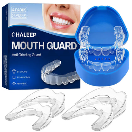 Anti Grinding Guard, Mouth Guard for Grinding Teeth at Night, Silicone Teeth Grinding Mouth Guard for Sleeping, Night Guards for Teeth Grinding for Adults