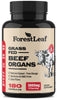 ForestLeaf Beef Organ Supplement - Grass Fed & Pasture Raised - Total Body Wellness & Performance, Organ Complex with 3000mg of Desiccated Beef Liver, Heart, Kidney, Pancreas, Spleen (180 Capsules)