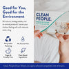 The Clean People Fabric Softener Sheets - Dryer Sheets - Softens & Removes Static Cling - Vegan Laundry Softener With Essential Oils - Fresh Scent, 120 Pack