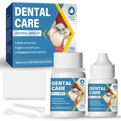 Tooth Repair Kit, Temporary Filling Tooth Kit, Dental Care Kit for Fixing Missing & Broken Teeth, Regain Confidence Smile