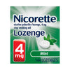 Nicorette Nicotine Lozenges to Stop Smoking, 4 mg, Mint Flavor - 144 Count