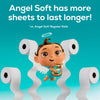 Angel Soft Toilet Paper, 16 Mega Rolls = 64 Regular Rolls, Soft and Strong Toilet Tissue