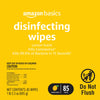 Amazon Basics Disinfecting Wipes, Lemon & Fresh Scent, Sanitizes, Cleans, Disinfects & Deodorizes, 255 Count (3 Packs of 85)