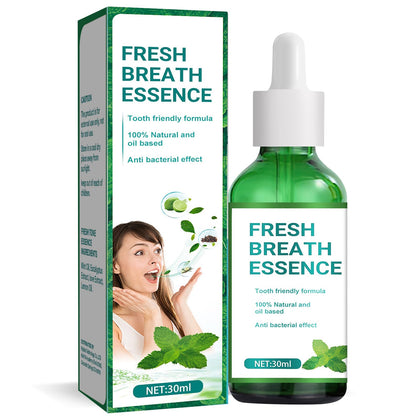 Bad Breath Treatment for Adults, Natural Breath Freshening Drops for Bad Breath & Dry Mouth, Travel Size Concentrated, Alcohol Free