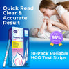 DAVID Pregnancy Test Strips Early Detection HCG Test Strips for Women, Rapid Early Results Over 99% Accurate up to 6 Days Before Missed Period (10 Count)