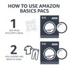 Amazon Basics Laundry Detergent Pacs, Hypoallergenic, Free & Clear, 120 Count (Previously Solimo)