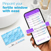 Easy@Home Ovulation Test Strips: 50 Ovulation Predictor kit with 50 Urine Cups | Accurate Fertility Tests for Women with Premom Tracker APP I 50 LH + 50 Urine Cups