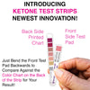 Nurse Hatty - 150 Ketone Test Strips w Built-in Color Chart - Free Keto Guide eBook & Free App - Made-in-The-USA - Urine Test for Ketogenic, Ketosis, Low Carb, Atkins & Paleo Diets - Extra Long Strips