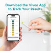 Vivoo Hydration Test Strips - Fast, Accurate, Affordable - Easily Optimize Hydration Levels in 45 Seconds!