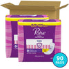 Poise Incontinence Pads & Postpartum Incontinence Pads, 6 Drop Ultimate Absorbency, Long Length, 90 Count, Packaging May Vary