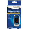 HealthWise Pulse Oximeter | Blood Oxygen Saturation | Complete System Monitor Lanyard and Batteries | Portable Spot-Check Monitoring | Blood Oxygen Saturation (SPO2) and Pulse Rate (BPM)