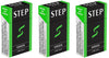 STEP Green Cool Menthol Herbal Cigarettes - Tobacco & Nicotine Free - Tastes Like a Real Cigarette (3 Boxes = 60ct)