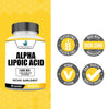 American Standard Supplements Alpha Lipoic Acid 1300mg Per Serving - Vegan, Gluten Free, Non-GMO, 90 Capsules, 45 Servings