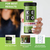 Ketone Test Strips, 100 Keto Test Strips for Keto, Low Carb Diet - Urine Test Strips, Ketosis Test Strips Urine, Keto Strips, Ketone Urinalysis Test Strips, Ketones Test Kit - Free eBook - JNW Direct